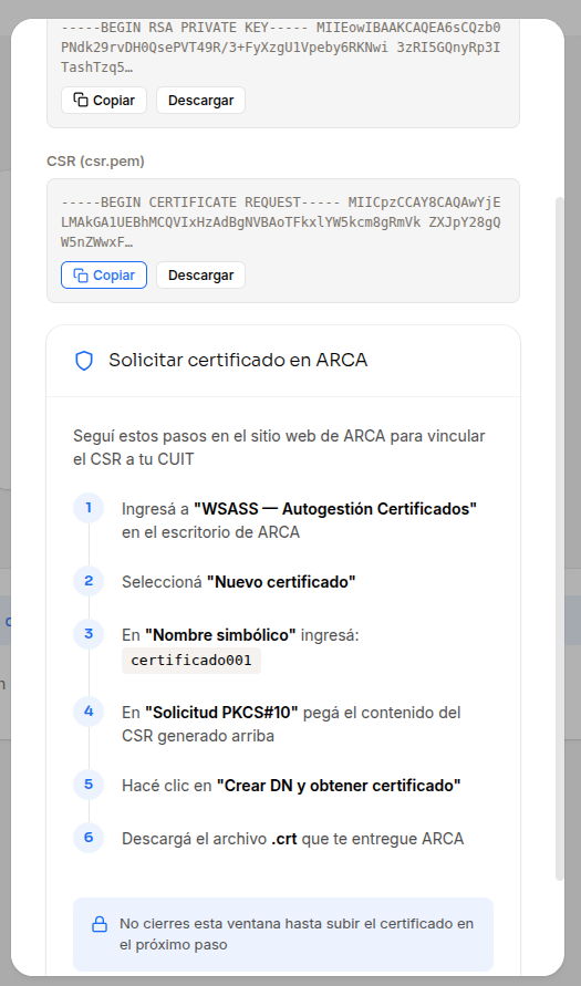 Descarga de csr.pem